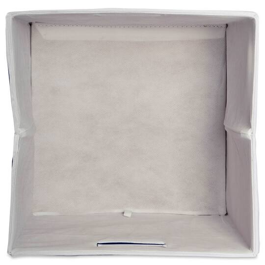 DII® 11" Gray Waves Cube Storage Bin